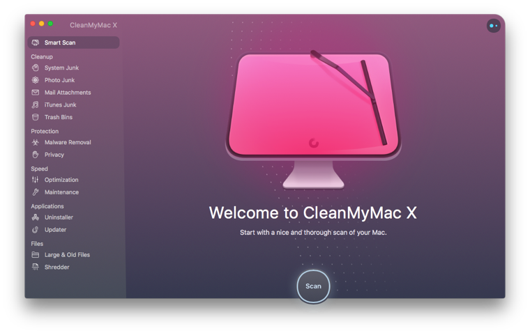 mac cleaner widget